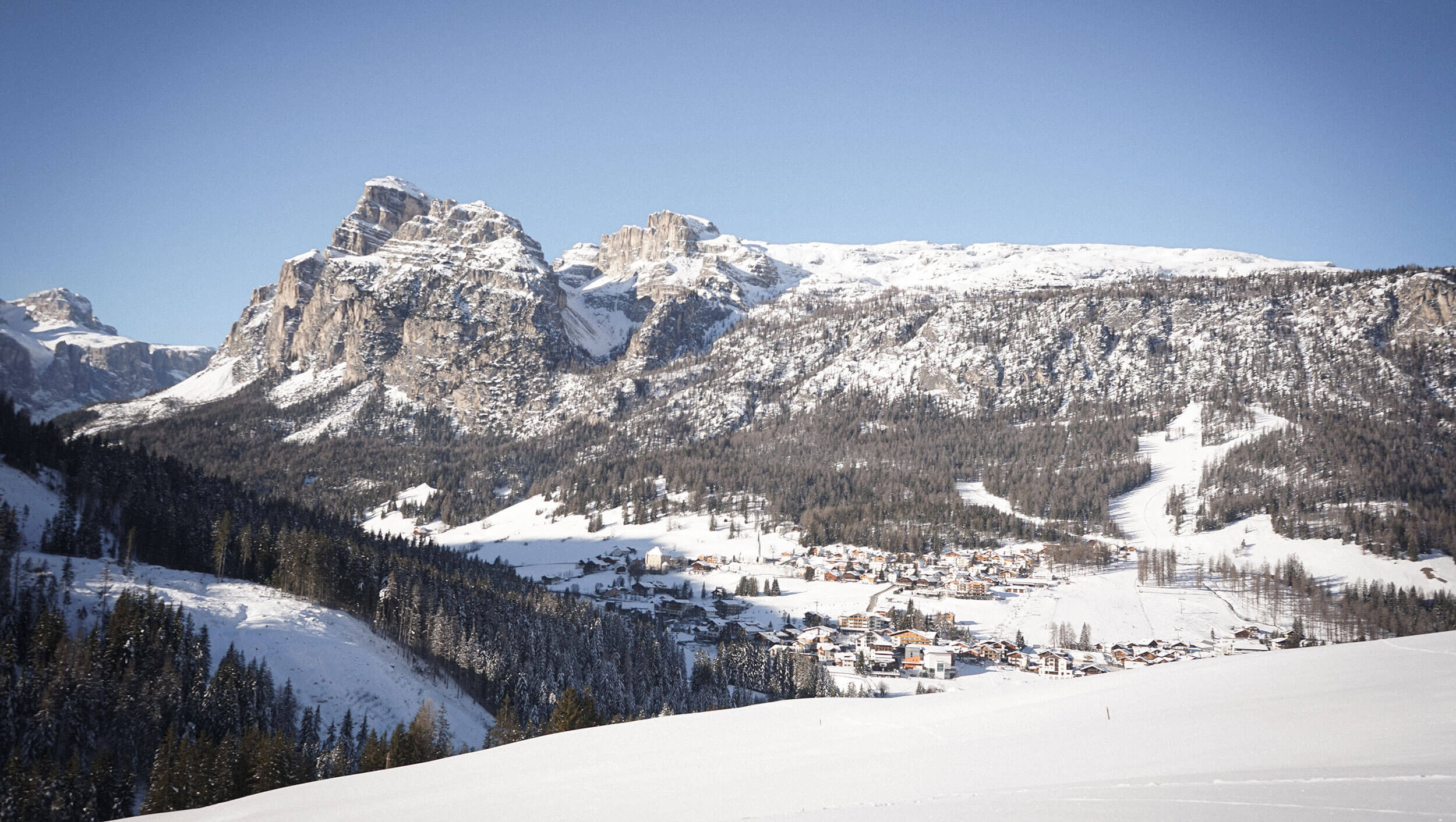 Winterlandschaft vom Hof